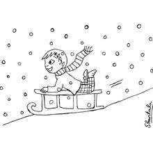 Dessin à colorier: Luge (Sports) #142547 - Coloriages à Imprimer Gratuits