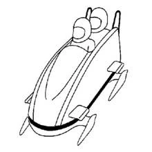 Dessin à colorier: Luge (Sports) #142556 - Coloriages à Imprimer Gratuits