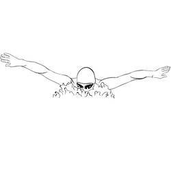 Dessin à colorier: Natation (Sports) #192699 - Coloriages à Imprimer Gratuits
