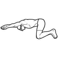 Dessin à colorier: Natation (Sports) #192700 - Coloriages à Imprimer Gratuits