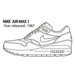 Coloriage Nike (Sports) #214878 à imprimer et colorier