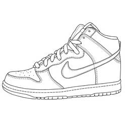 Coloriage Nike (Sports) #214886 à imprimer et colorier