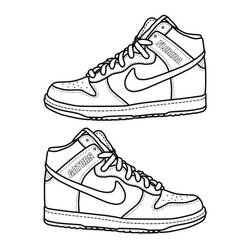 Coloriage Nike (Sports) #214893 à imprimer et colorier