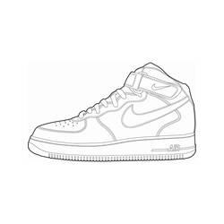 Coloriage Nike (Sports) #214897 à imprimer et colorier