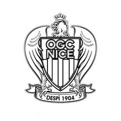 Dessin à colorier: OGC Nice (Sports) #188532 - Coloriages à Imprimer Gratuits