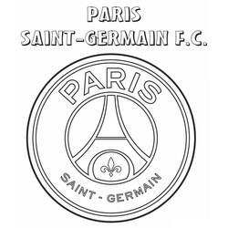 Dessin à colorier: Paris Saint-Germain (PSG) (Sports) #191363 - Coloriages à Imprimer Gratuits