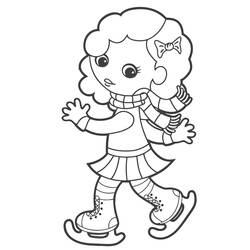 Dessin à colorier: Patinage (Sports) #207295 - Coloriages à Imprimer Gratuits