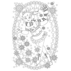 Dessin à colorier: Patinage (Sports) #207304 - Coloriages à Imprimer Gratuits