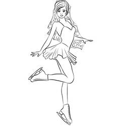 Dessin à colorier: Patinage (Sports) #207305 - Coloriages à Imprimer Gratuits