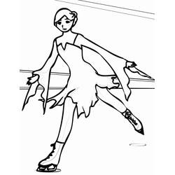 Dessin à colorier: Patinage (Sports) #207316 - Coloriages à Imprimer Gratuits