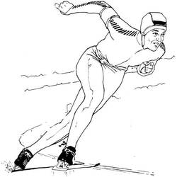 Dessin à colorier: Patinage (Sports) #207324 - Coloriages à Imprimer Gratuits