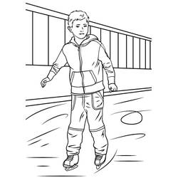 Dessin à colorier: Patinage (Sports) #207327 - Coloriages à Imprimer Gratuits