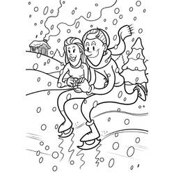Dessin à colorier: Patinage (Sports) #207331 - Coloriages à Imprimer Gratuits