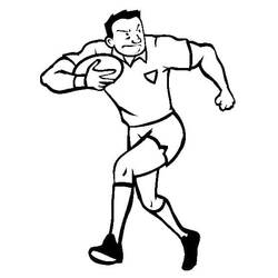 Dessin à colorier: Rugby (Sports) #211293 - Coloriages à Imprimer Gratuits