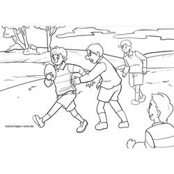 Dessin à colorier: Rugby (Sports) #211298 - Coloriages à Imprimer Gratuits
