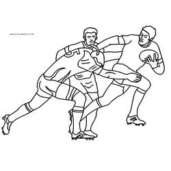 Dessin à colorier: Rugby (Sports) #211299 - Coloriages à Imprimer Gratuits