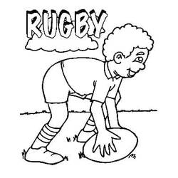 Dessin à colorier: Rugby (Sports) #211302 - Coloriages à Imprimer Gratuits