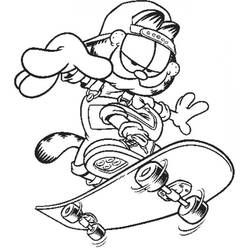 Dessin à colorier: Skateboard / Planche à roulette (Sports) #139324 - Coloriages à Imprimer Gratuits