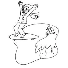 Dessin à colorier: Snowboard / Planche à neige (Sports) #143824 - Coloriages à Imprimer Gratuits