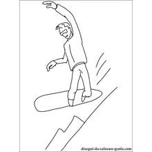 Dessin à colorier: Snowboard / Planche à neige (Sports) #143994 - Coloriages à Imprimer Gratuits