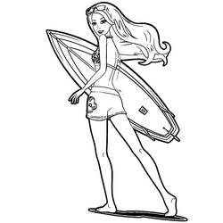 Dessin à colorier: Surf (Sports) #214182 - Coloriages à Imprimer Gratuits