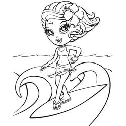 Dessin à colorier: Surf (Sports) #214200 - Coloriages à Imprimer Gratuits