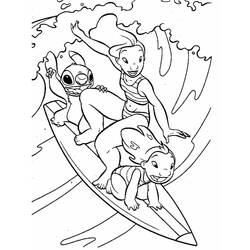 Dessin à colorier: Surf (Sports) #214207 - Coloriages à Imprimer Gratuits