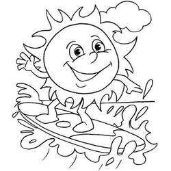 Dessin à colorier: Surf (Sports) #214213 - Coloriages à Imprimer Gratuits