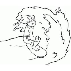 Dessin à colorier: Surf (Sports) #214214 - Coloriages à Imprimer Gratuits