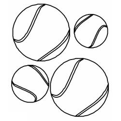 Dessin à colorier: Tennis (Sports) #173788 - Coloriages à Imprimer Gratuits