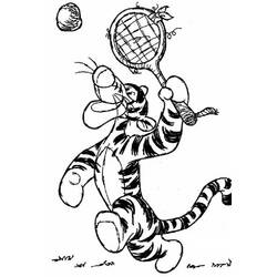 Dessin à colorier: Tennis (Sports) #173815 - Coloriages à Imprimer Gratuits