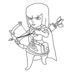 Dessin à colorier: Tir à l’arc (Sports) #173827 - Coloriages à Imprimer Gratuits