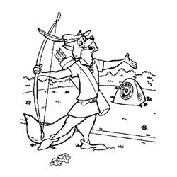 Dessin à colorier: Tir à l’arc (Sports) #173832 - Coloriages à Imprimer Gratuits