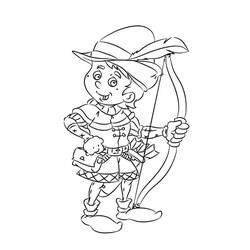 Dessin à colorier: Tir à l’arc (Sports) #173851 - Coloriages à Imprimer Gratuits