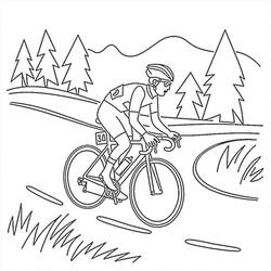 Dessin à colorier: Tour de France (Sports) #221138 - Coloriages à Imprimer Gratuits