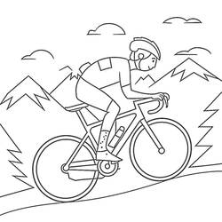 Dessin à colorier: Tour de France (Sports) #221144 - Coloriages à Imprimer Gratuits