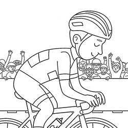Dessin à colorier: Tour de France (Sports) #221150 - Coloriages à Imprimer Gratuits