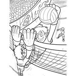 Dessin à colorier: Volley-ball (Sports) #177000 - Coloriages à Imprimer Gratuits