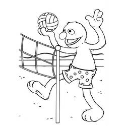 Dessin à colorier: Volley-ball (Sports) #177002 - Coloriages à Imprimer Gratuits