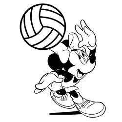Dessin à colorier: Volley-ball (Sports) #177003 - Coloriages à Imprimer Gratuits