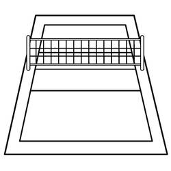 Dessin à colorier: Volley-ball (Sports) #177004 - Coloriages à Imprimer Gratuits