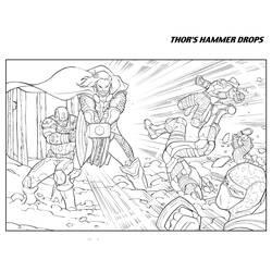 Dessin à colorier: Avengers (Super-héros et Super-vilains) #179201 - Coloriages à Imprimer Gratuits