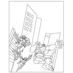Dessin à colorier: Avengers (Super-héros et Super-vilains) #179216 - Coloriages à Imprimer Gratuits