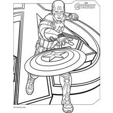 Dessin à colorier: Avengers (Super-héros et Super-vilains) #74018 - Coloriages à Imprimer Gratuits