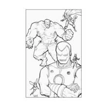 Dessin à colorier: Avengers (Super-héros et Super-vilains) #74052 - Coloriages à Imprimer Gratuits