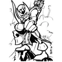 Dessin à colorier: Avengers (Super-héros et Super-vilains) #74057 - Coloriages à Imprimer Gratuits