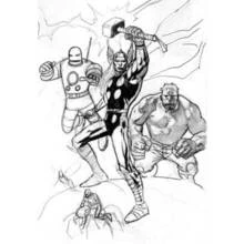 Dessin à colorier: Avengers (Super-héros et Super-vilains) #74092 - Coloriages à Imprimer Gratuits