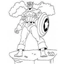 Dessin à colorier: Avengers (Super-héros et Super-vilains) #74165 - Coloriages à Imprimer Gratuits