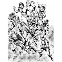 Dessin à colorier: Avengers (Super-héros et Super-vilains) #74184 - Coloriages à Imprimer Gratuits