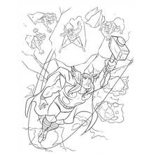 Dessin à colorier: Avengers (Super-héros et Super-vilains) #74193 - Coloriages à Imprimer Gratuits